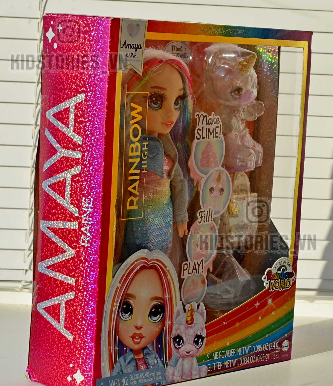 Лялька Rainbow High Amaya Slime Kit Pet рейнбоу хай амайя слайм кукла