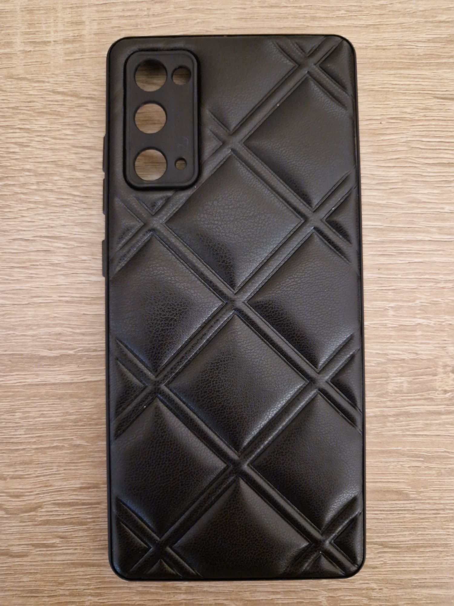 Etui Leather 3D Case do Samsung Galaxy S20 FE/Lite wzór 3 czarny