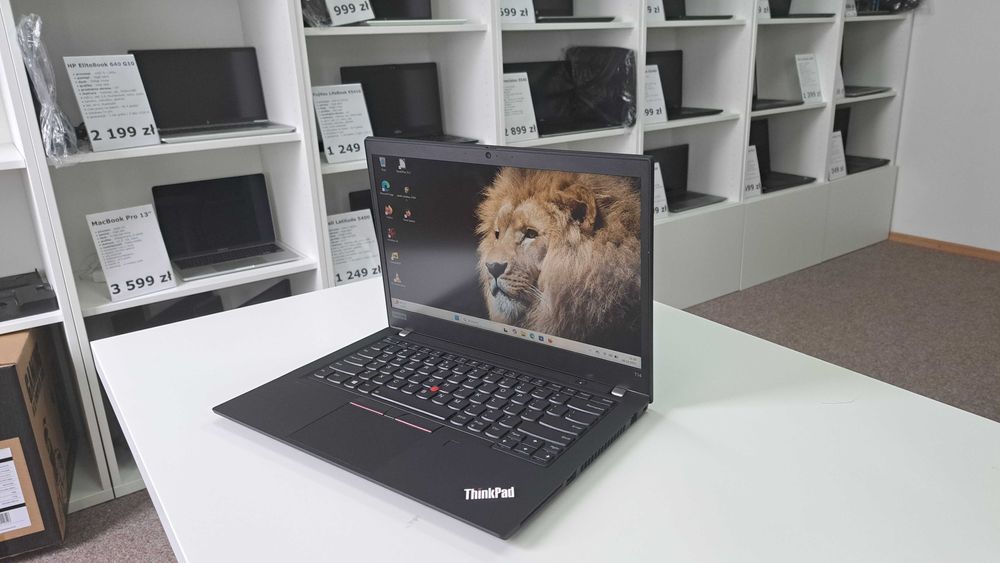 Mocny Lenovo ThinkPad T14 i5-10gen 16GB 256SSD IPS FHD Klasa A dotyk
