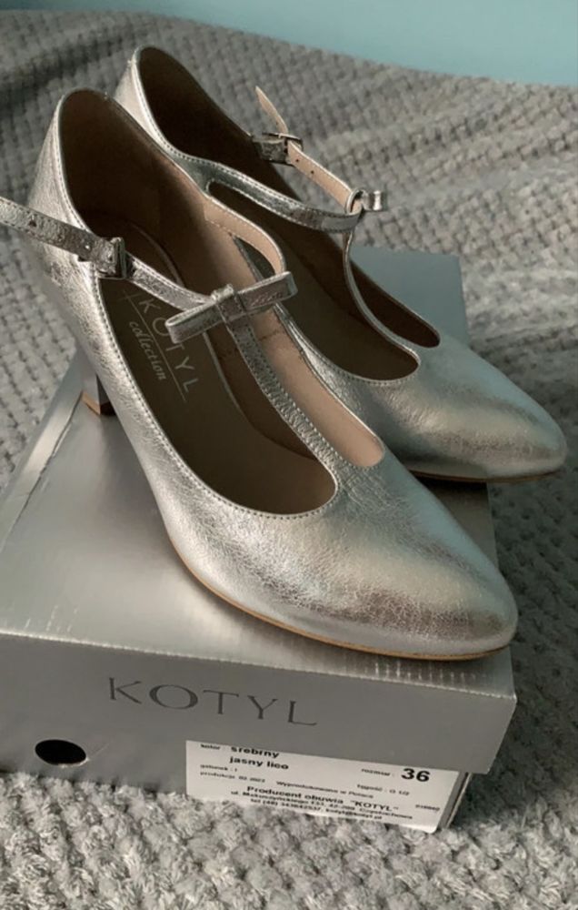 Buty ślubne taneczne kotyl 36