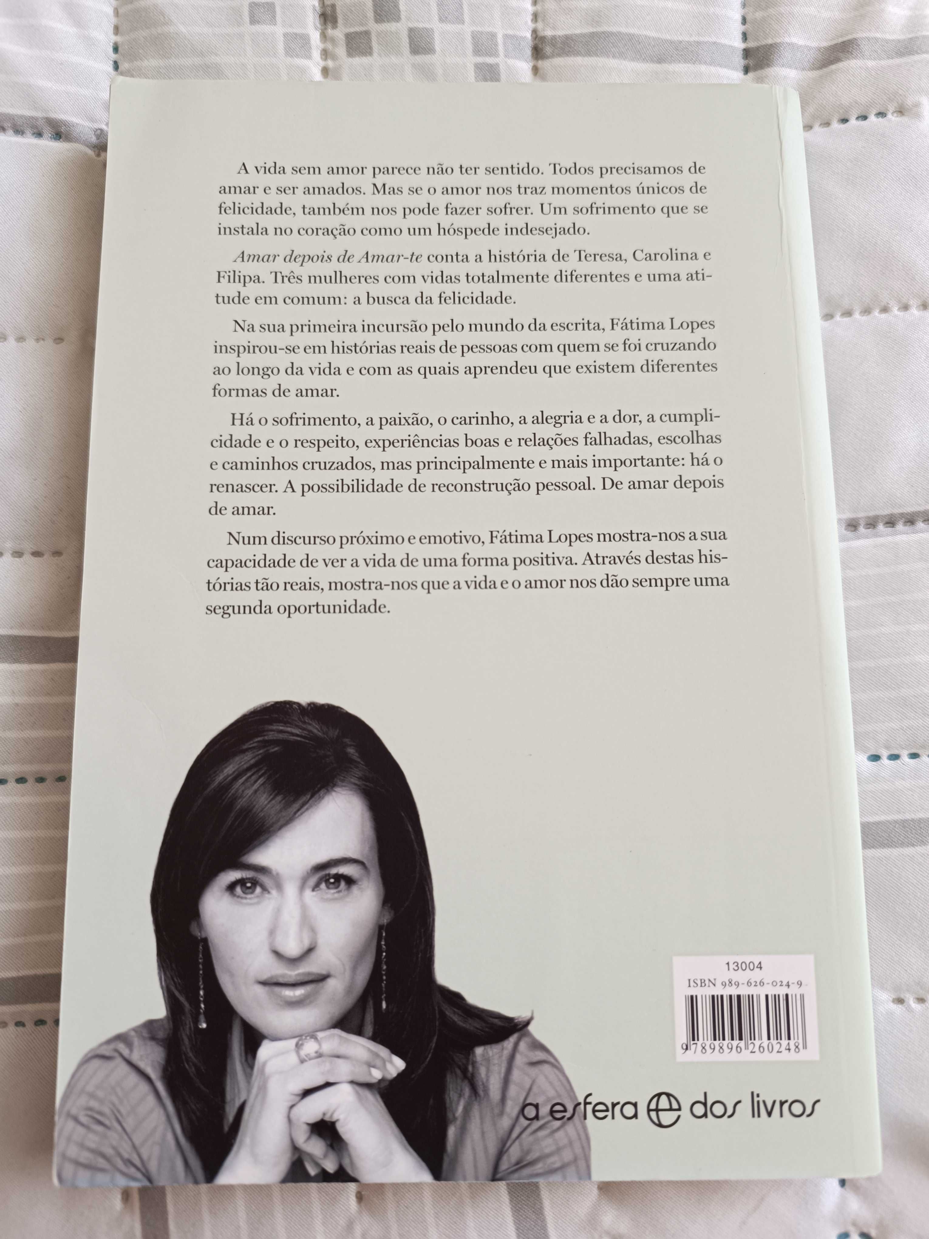 Livro "Amar depois de amar-te" - Fátima Lopes