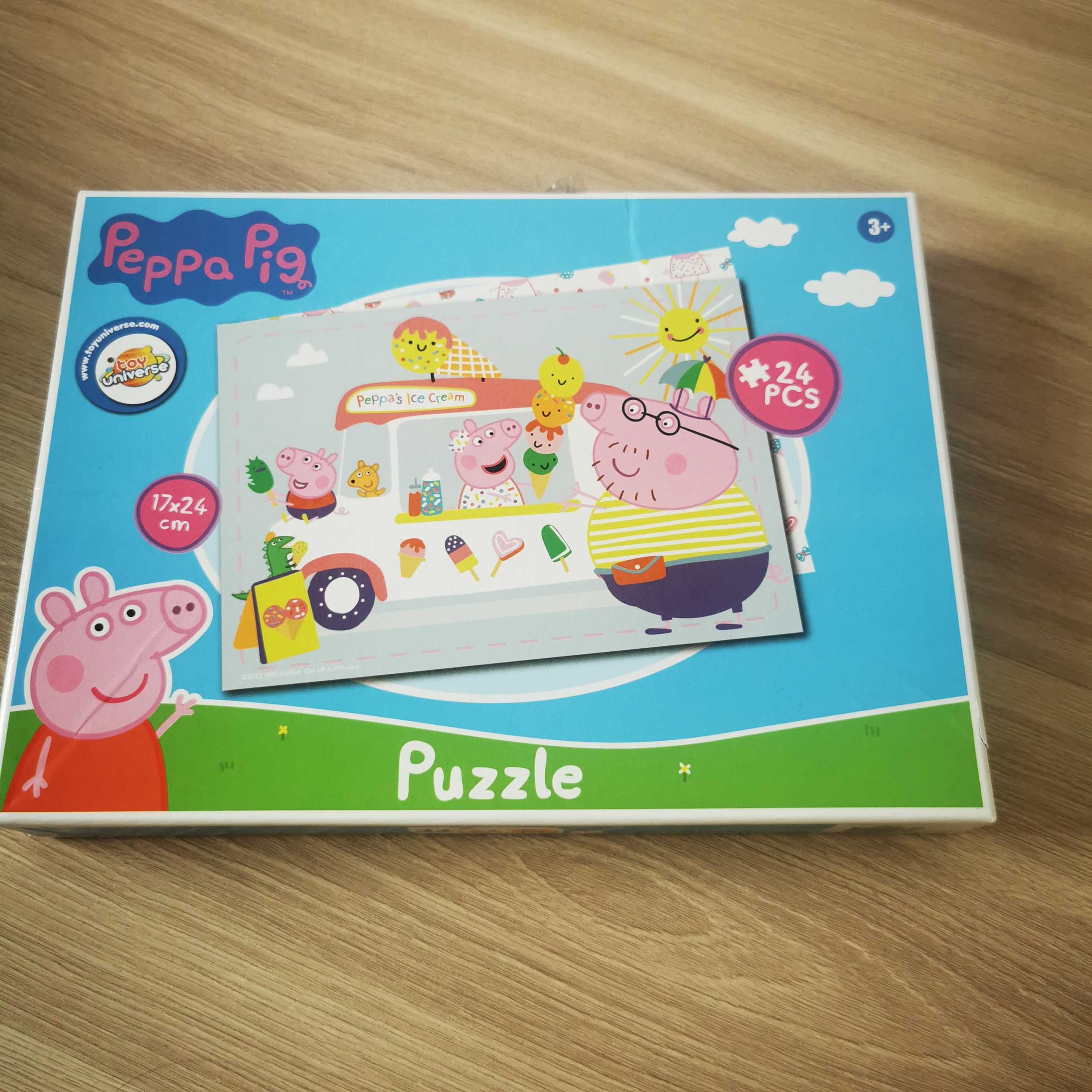 Puzzle 3+, plus, psi patrol, peppa pig