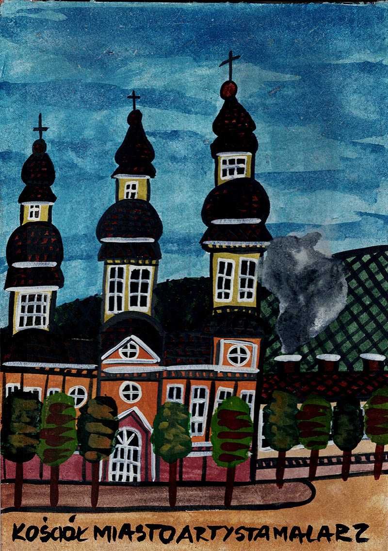 Nikifor - Akwarele ręcznie malowana !!!