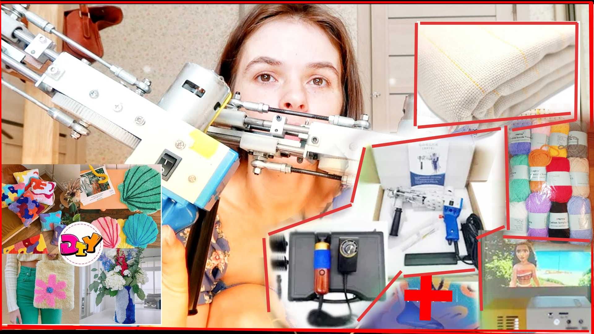 Prezent na urodziny - Dywan Zrób Sam, zestaw do tuftowania Tufting OLX