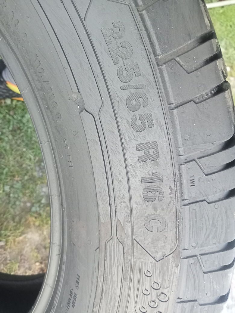 4x Opony Używane 225/65R16C Letnie Continental