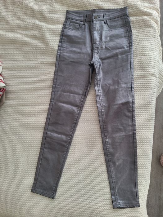 Фірмові джинси Calzedonia нові металік,срібло
