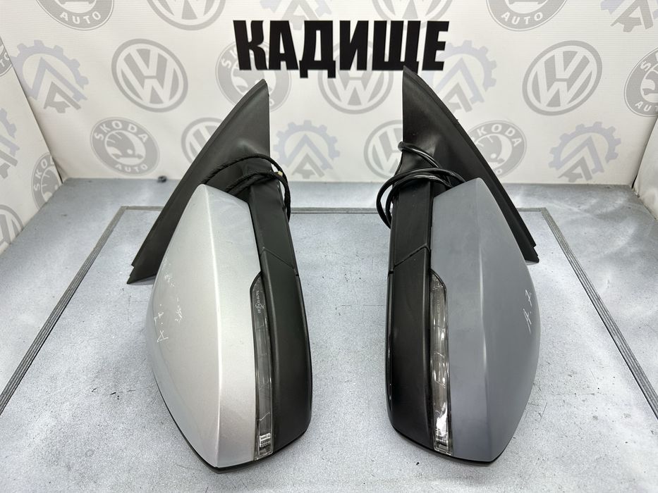 Дзеркало бічне праве ліве Шкода Октавія А7 зеркало Octavia A7 сіре