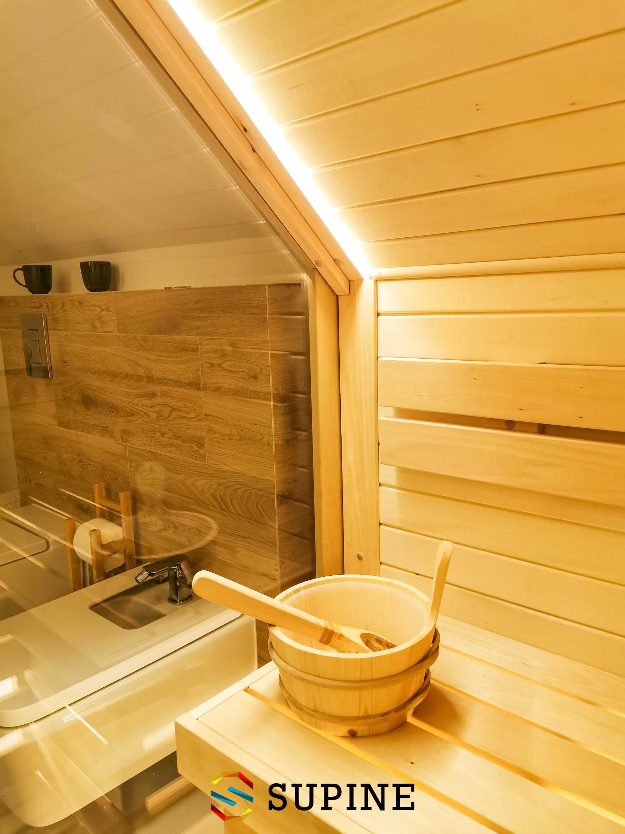 Sauna domowa wewnętrzna, sauna wykonana na wymiar