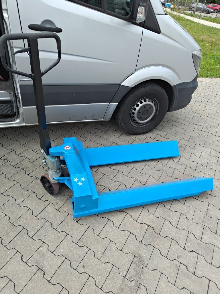 Wózek paletowy do bel  i rolek NOWY