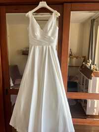 Justin Alexander Sincerity 44080 klasyczna suknia ślubna mikado