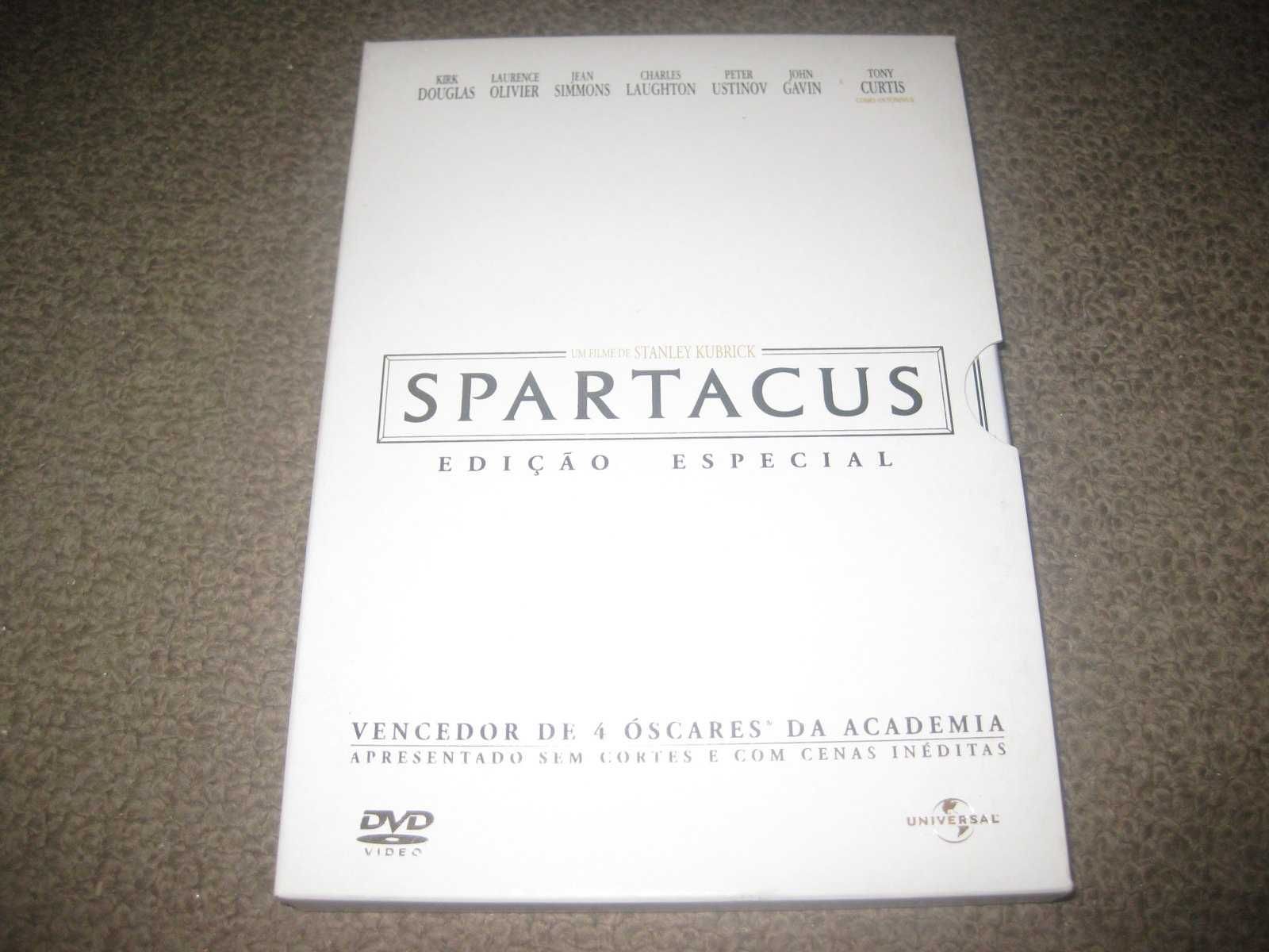 "Spartacus" com Kirk Douglas/Edição Especial 2 DVDs e em Slidepack!