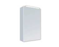 Lustro łazienkowe z szafką DSK Aluminio Vegas, podświetlana 40x60 cm