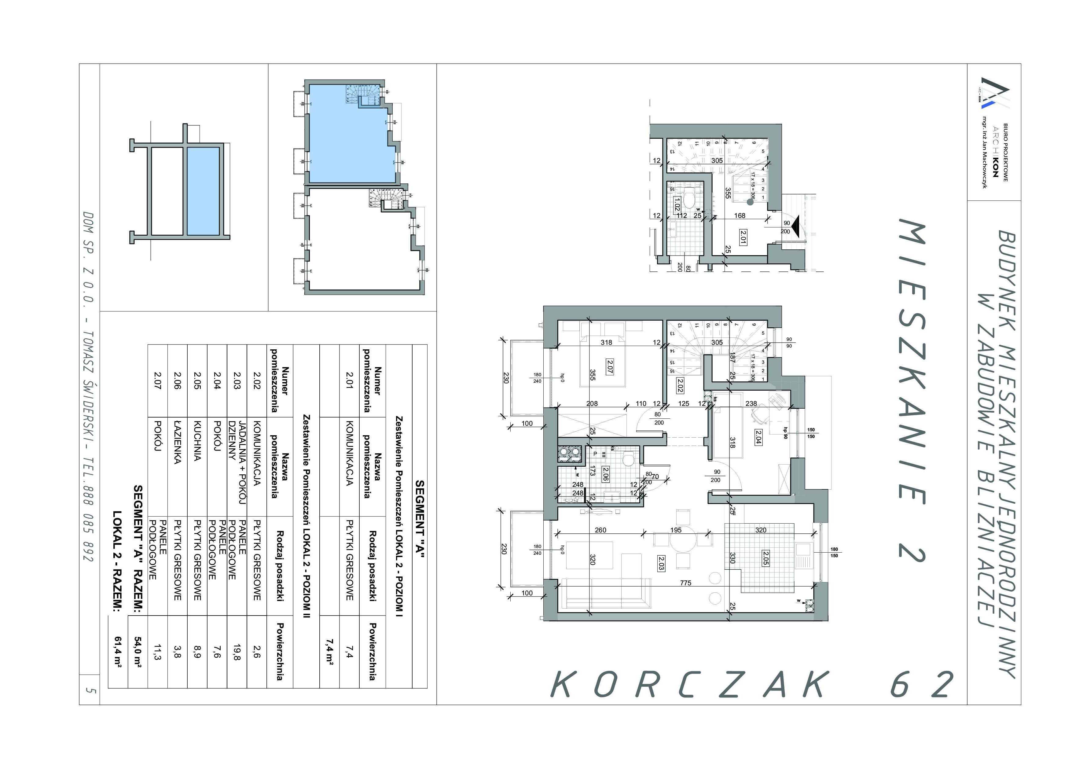 mieszkanie Korczak nowe 3 pokoje, ogródek, bezczynszowe