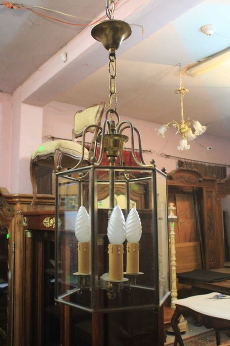 Francuska wisząca lampa - żyrandol - latarenka - Gryfino