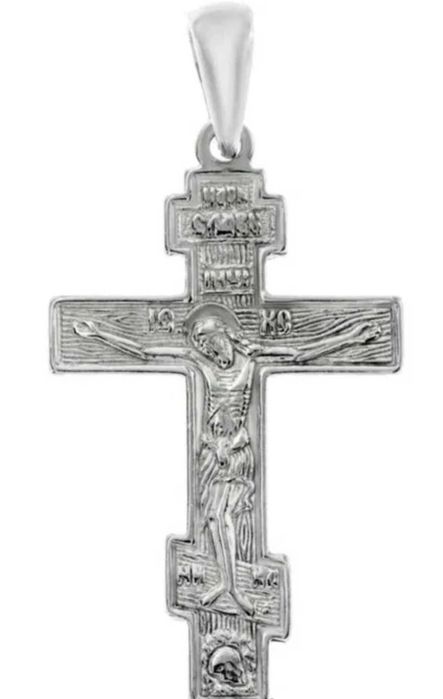 Крестик серебро, хрестик срібло