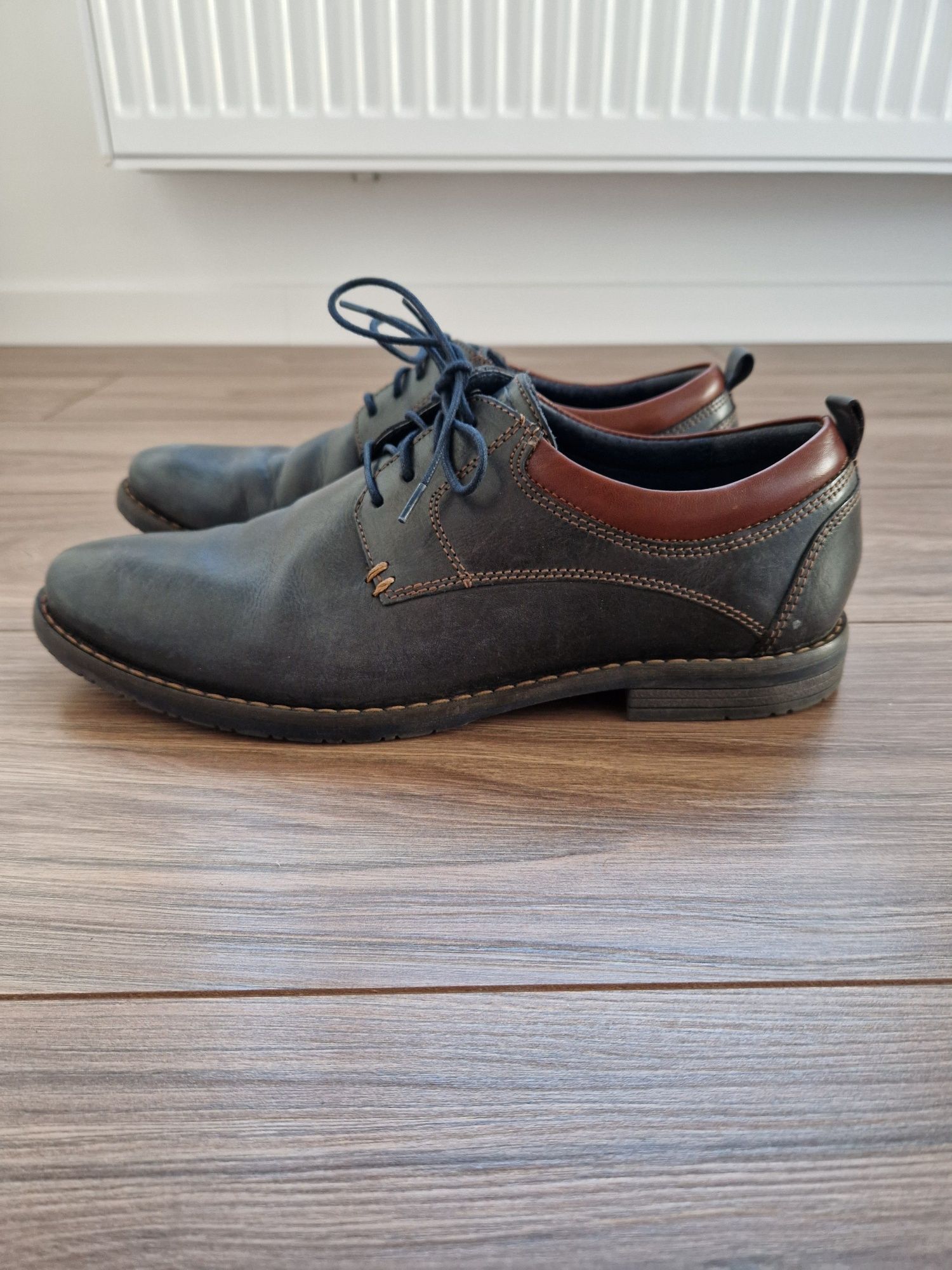 Półbuty męskie Lasocki skóra naturalna, buty, garniturowe