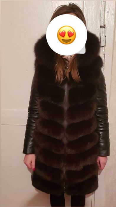 Шуба / желетка із песця 2 в одному