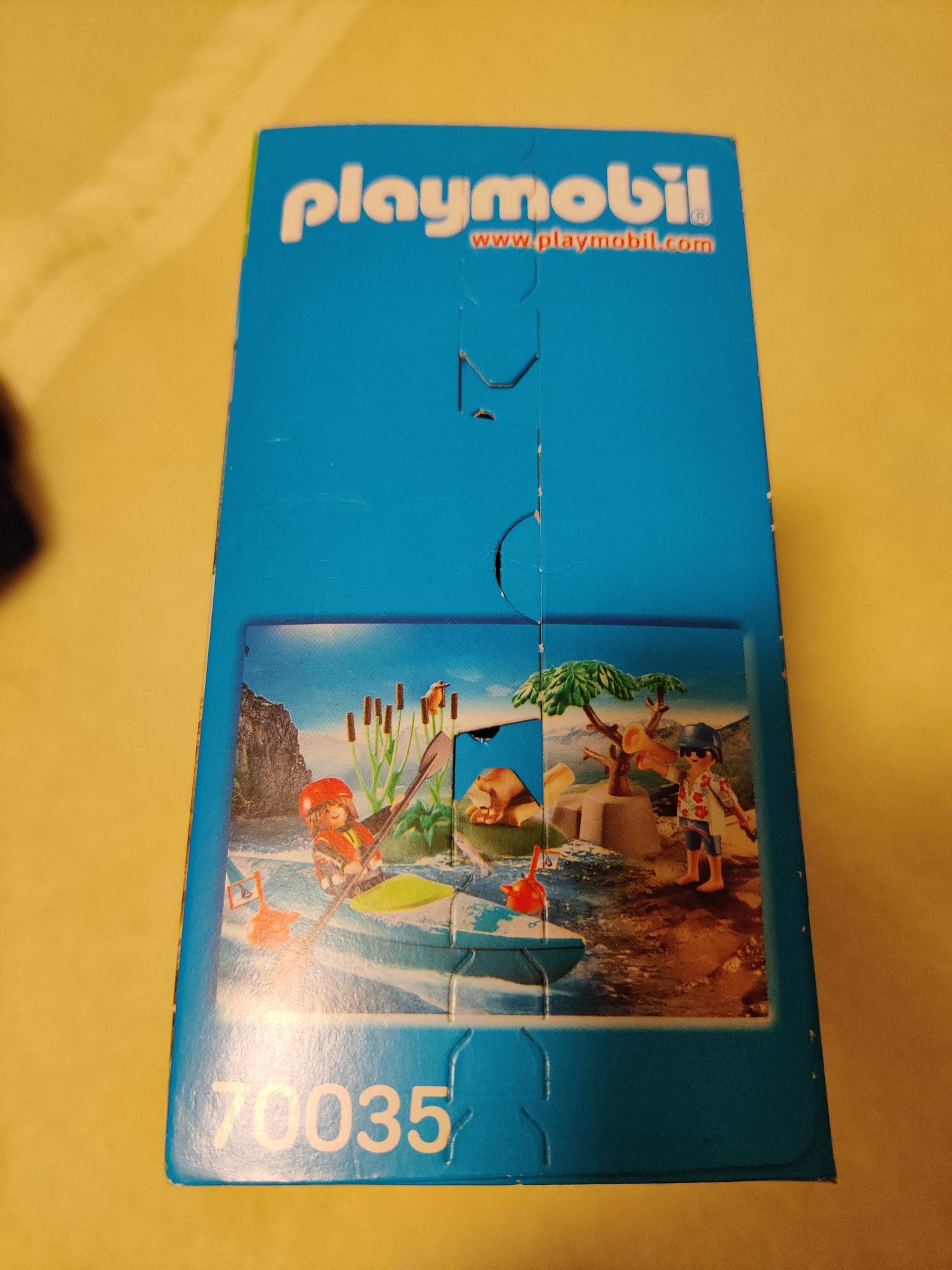 NOVO playmobil 70035 starter pack caiaque - flutua na agua