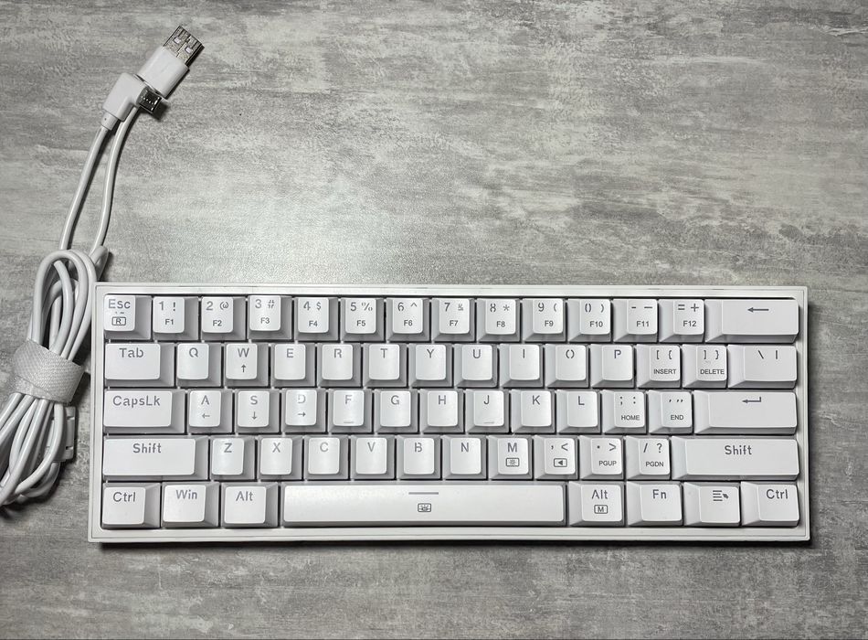 Клавіатура Redragon K617W-RGB White