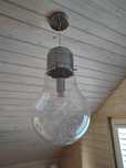 Żyrandol lampa w kształcie żarówki mega żarówka E27
