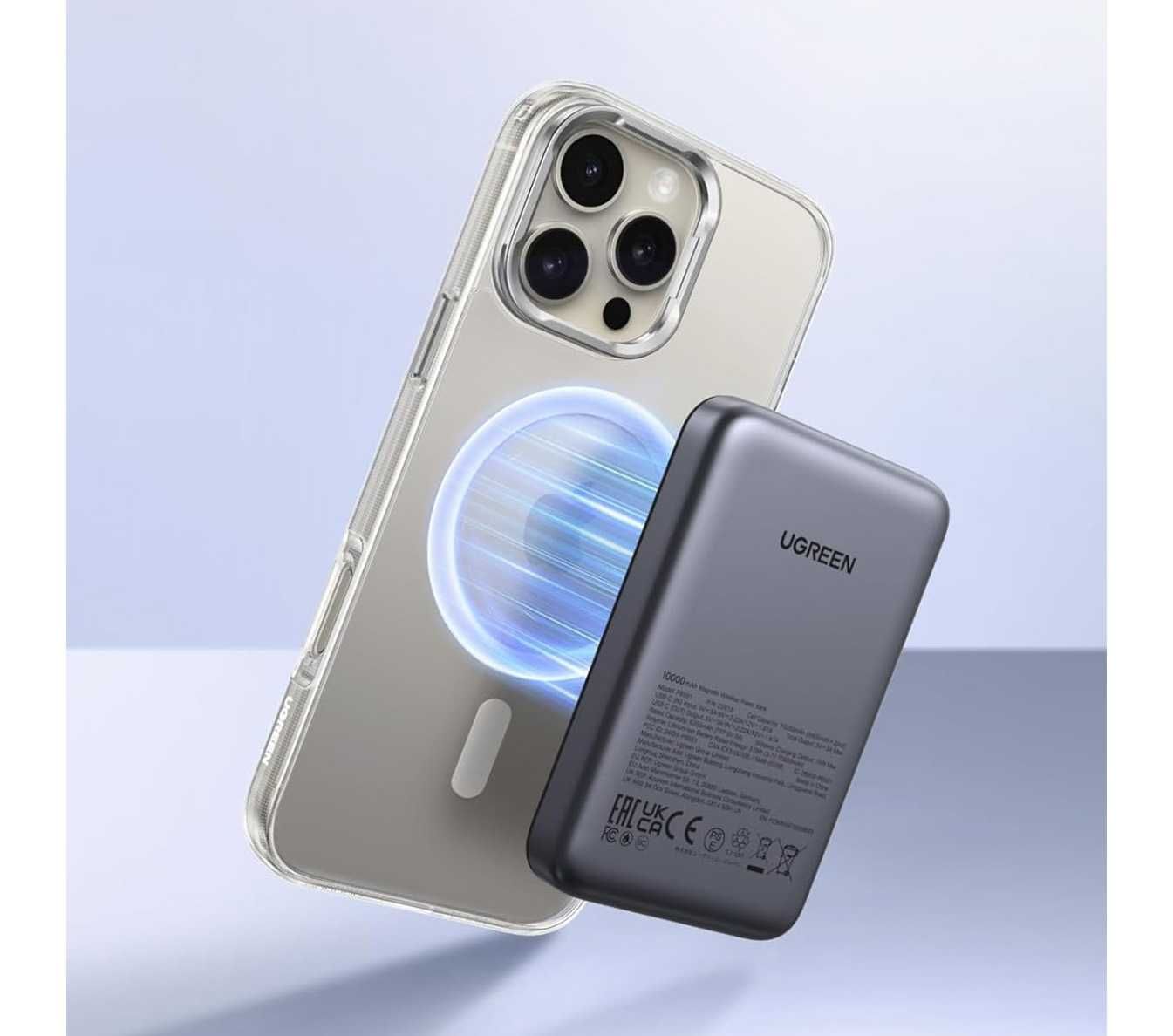 Powerbank 10000mAh UGREEN z funkcją szybkiego ładowania USB-C iPhone