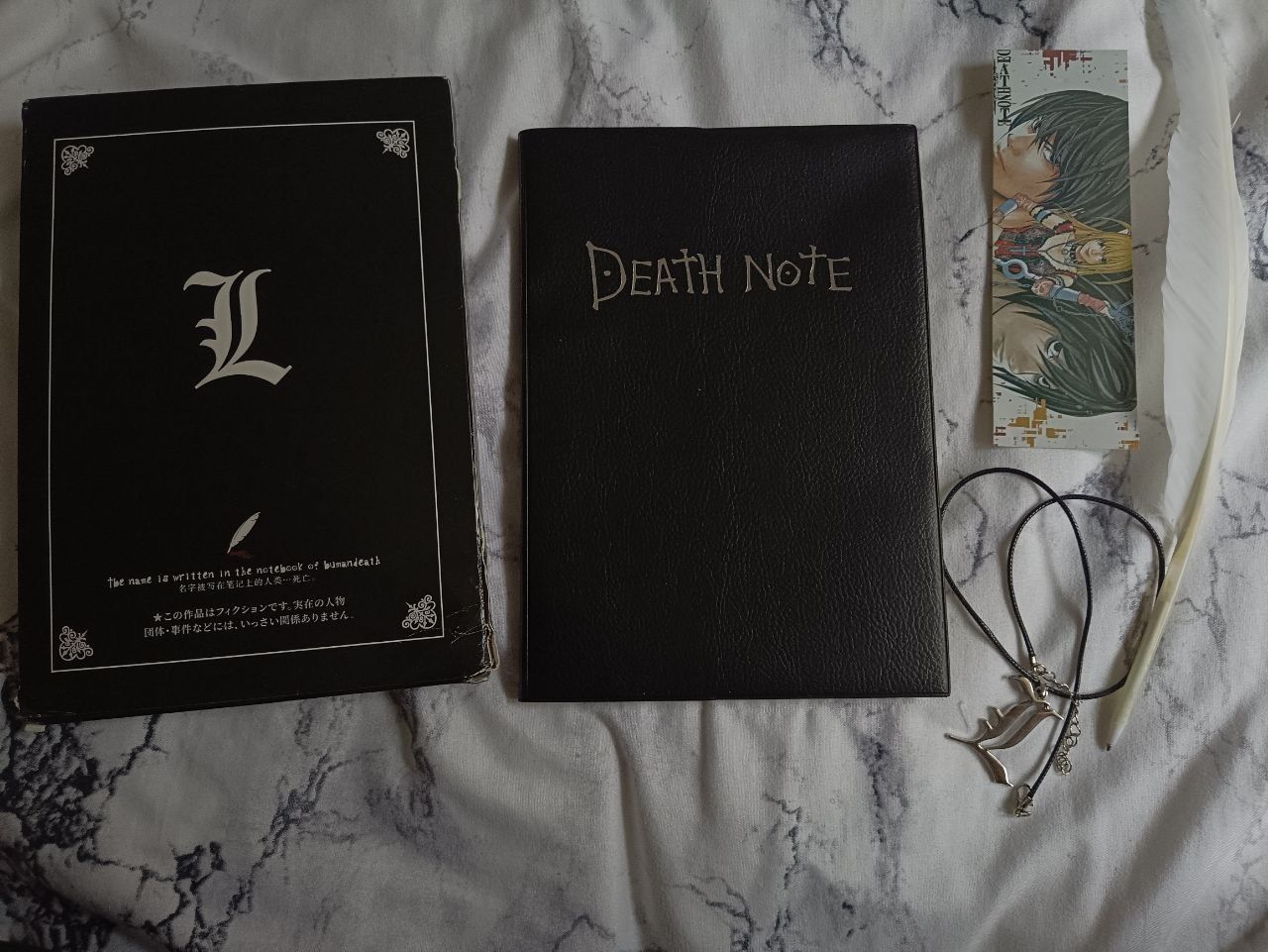 Notatnik A5 z anime „Death Note”długopis, zakładka