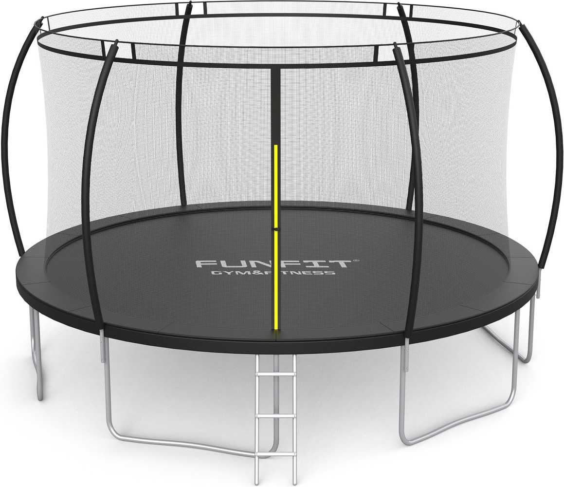 Trampolina ogrodowa duża premium 465cm bezpieczna siatka mocna dzieci