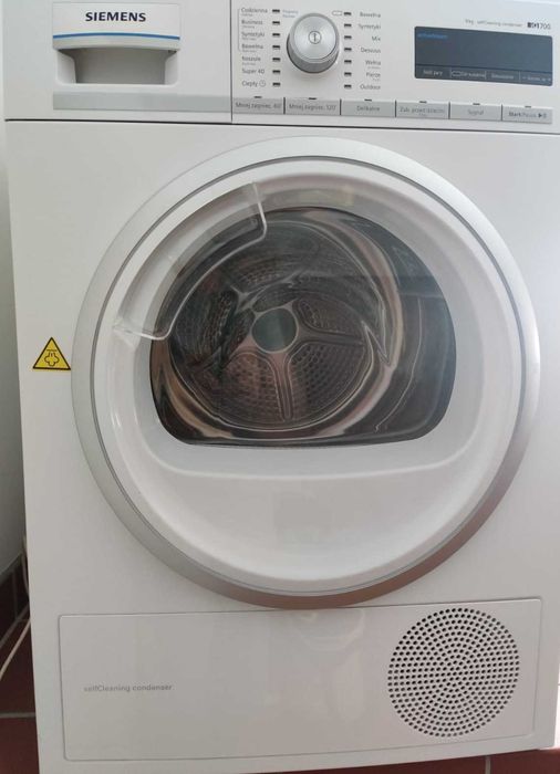 Suszarka do ubrań SIEMENS iQ700 9kg kondensacyjna z pompą ciepła A++