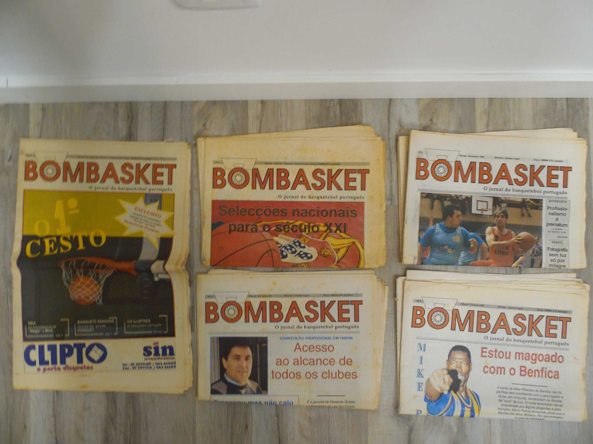 Lote Revista Basquetebol, oferta Jornais Bombasket