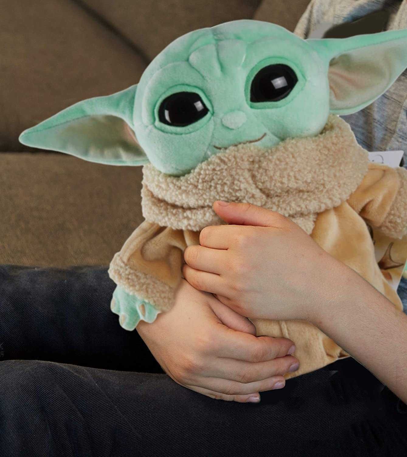 Мягкая игрушка звездные войны малыш йода Yoda Baby Mandalorian GWH23