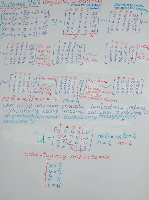 Matematyka korepetycje - DOJEŻDŻAM do Uczniów