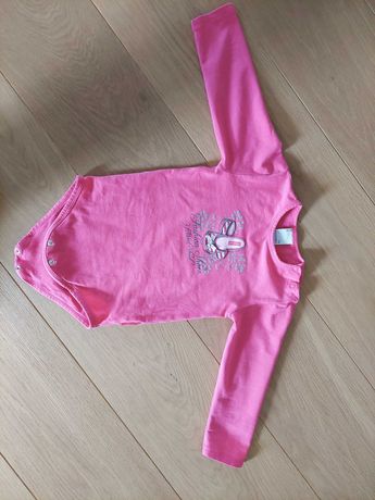 Body bluzka Coccodrillo roz 98 dla dziewczynki różowe