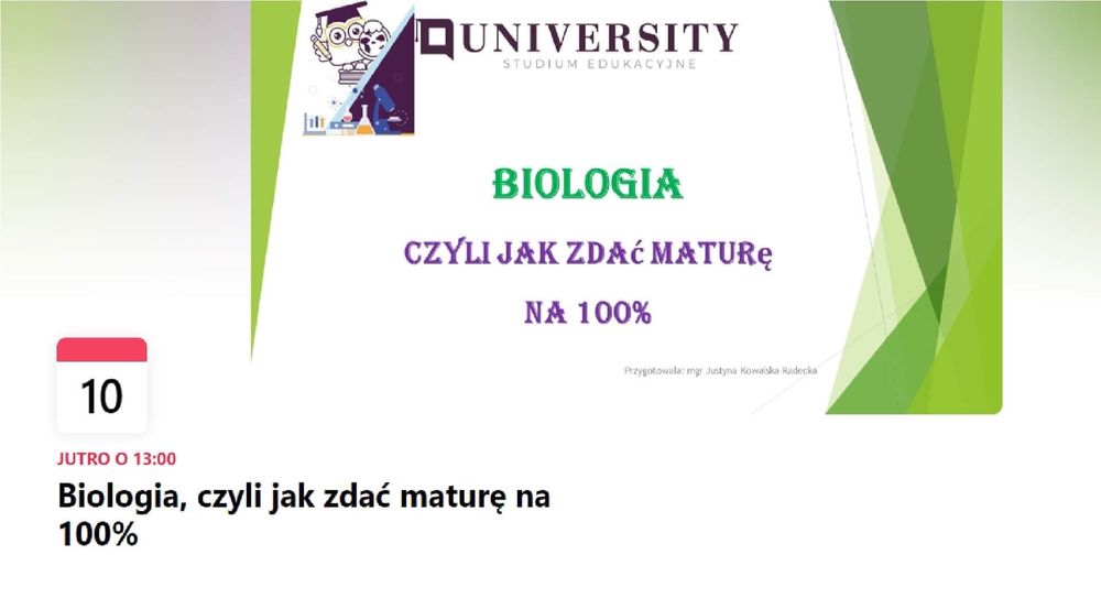 Korepetycje BIOLOGIA