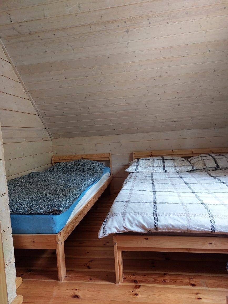 Wolne terminy Mazury ogrzewany dom nad Wersminią, gorąca balia, sauna