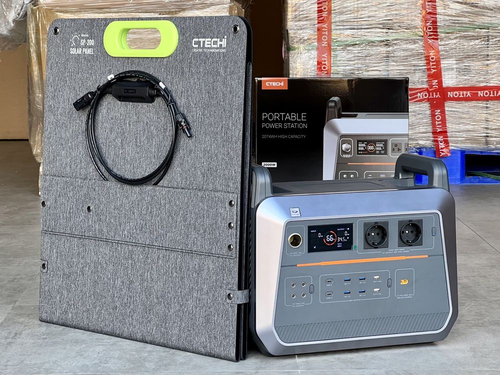 Сонячна Панель для EcoFlow CTECHI SP200 (200W)