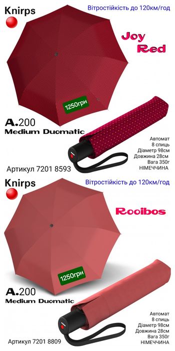 Нова! Парасоля KNIRPS жіноча чоловіча Зонт женский
Оригінал! Німеччина