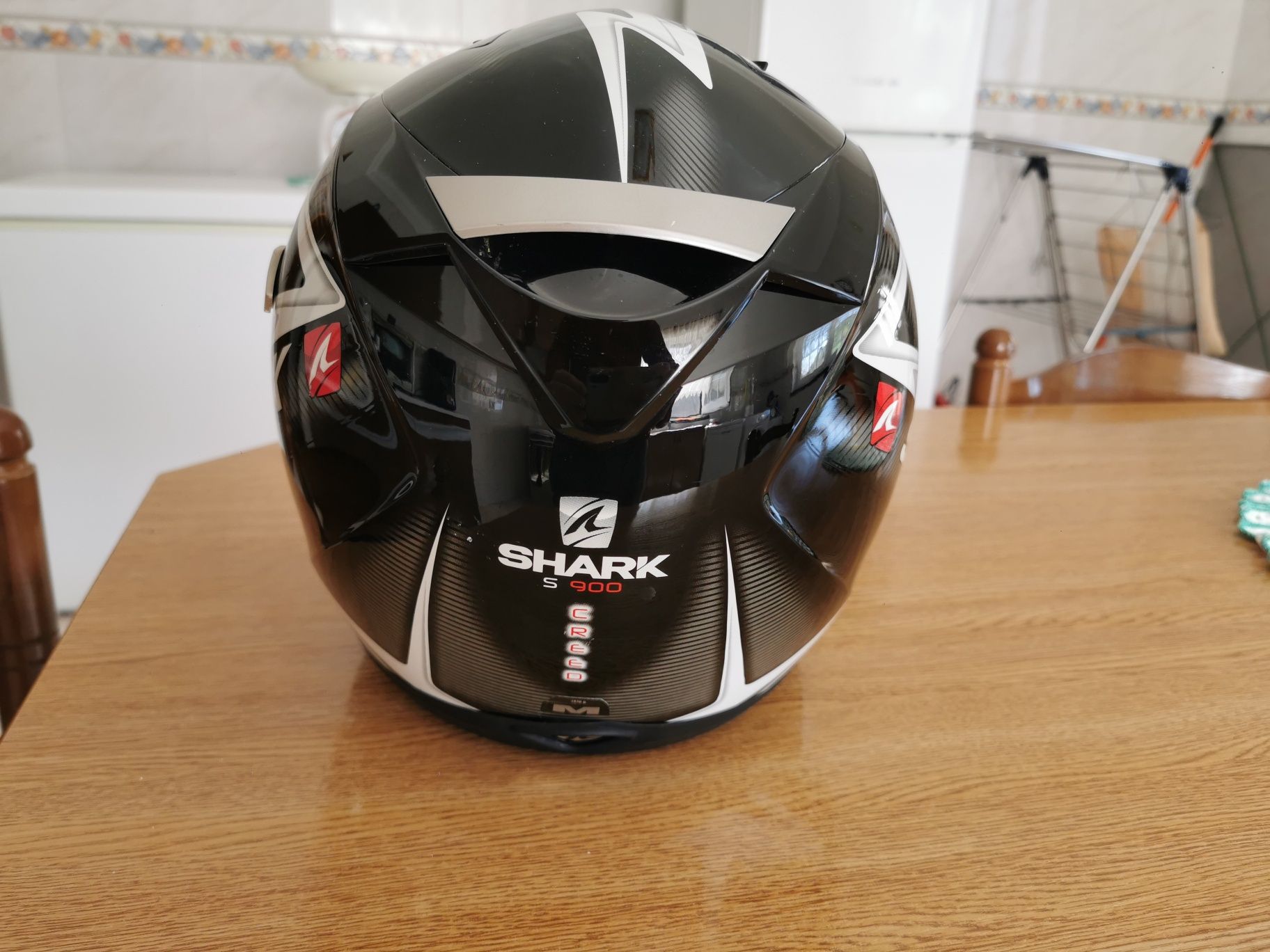 Capacete SHARK S900c tamanho M visor interior escurecido bom estado