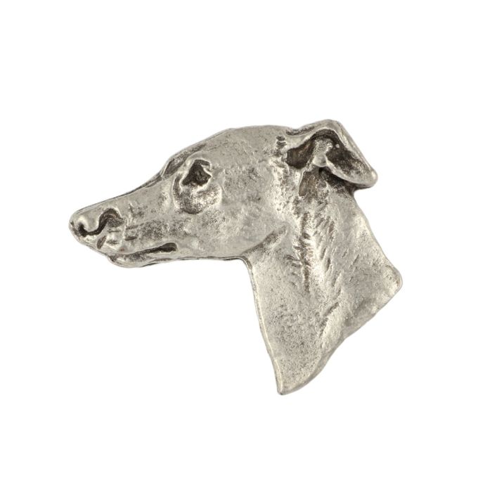 Whippet pin posrebrzony Art-Dog