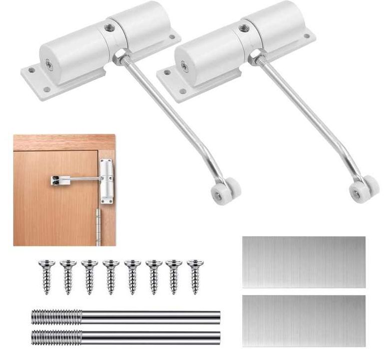 Samozamykacz drzwiowy kolor biały 2 sztuki