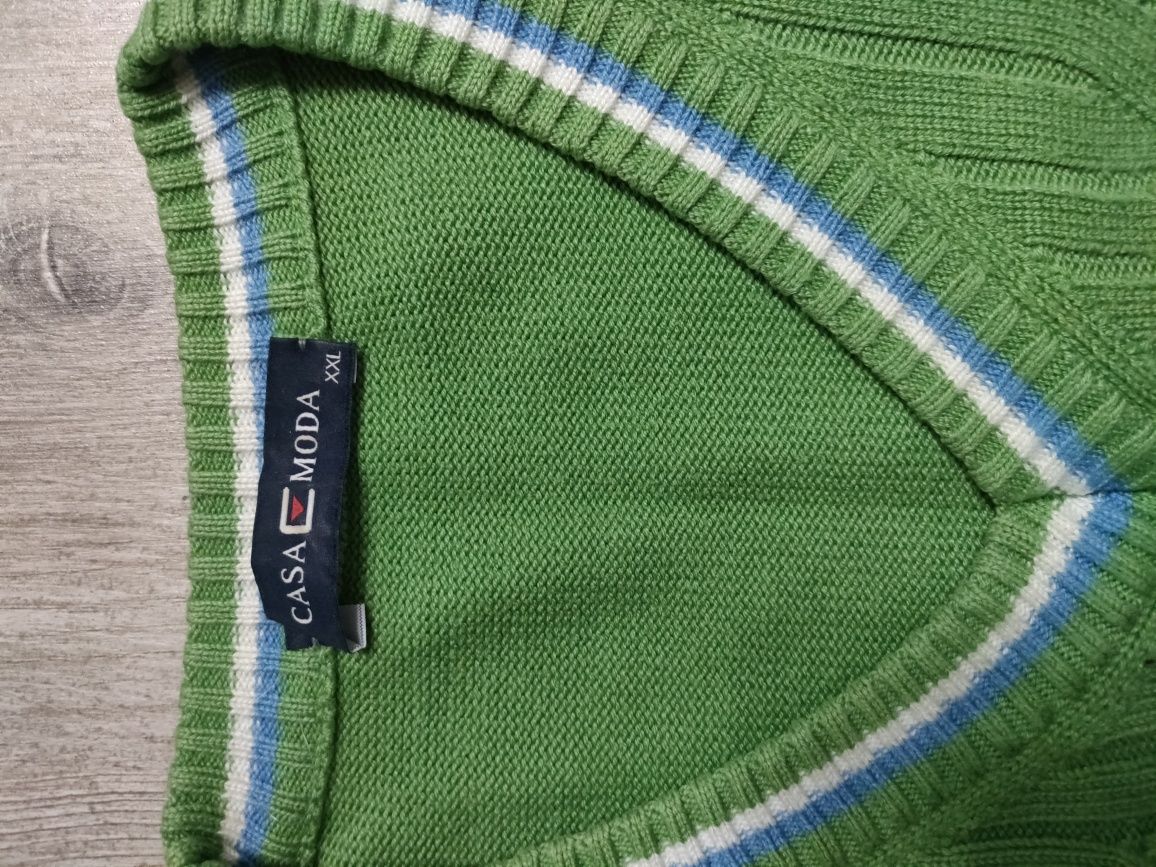 Sweterek w serek 3xl casa moda