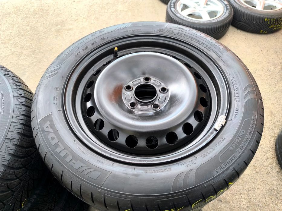 5x108 Felgi Stalowe Stal 16 Koła letnie Lato FORD MONDEO MK3 MK4 FOCUS KUGA CMAX TOURNEO TRANSIT CONNECT VOLVO C30 V40 S40 V50 V40 CC 7mm Legnica ALU-RAD 205/55 20r.