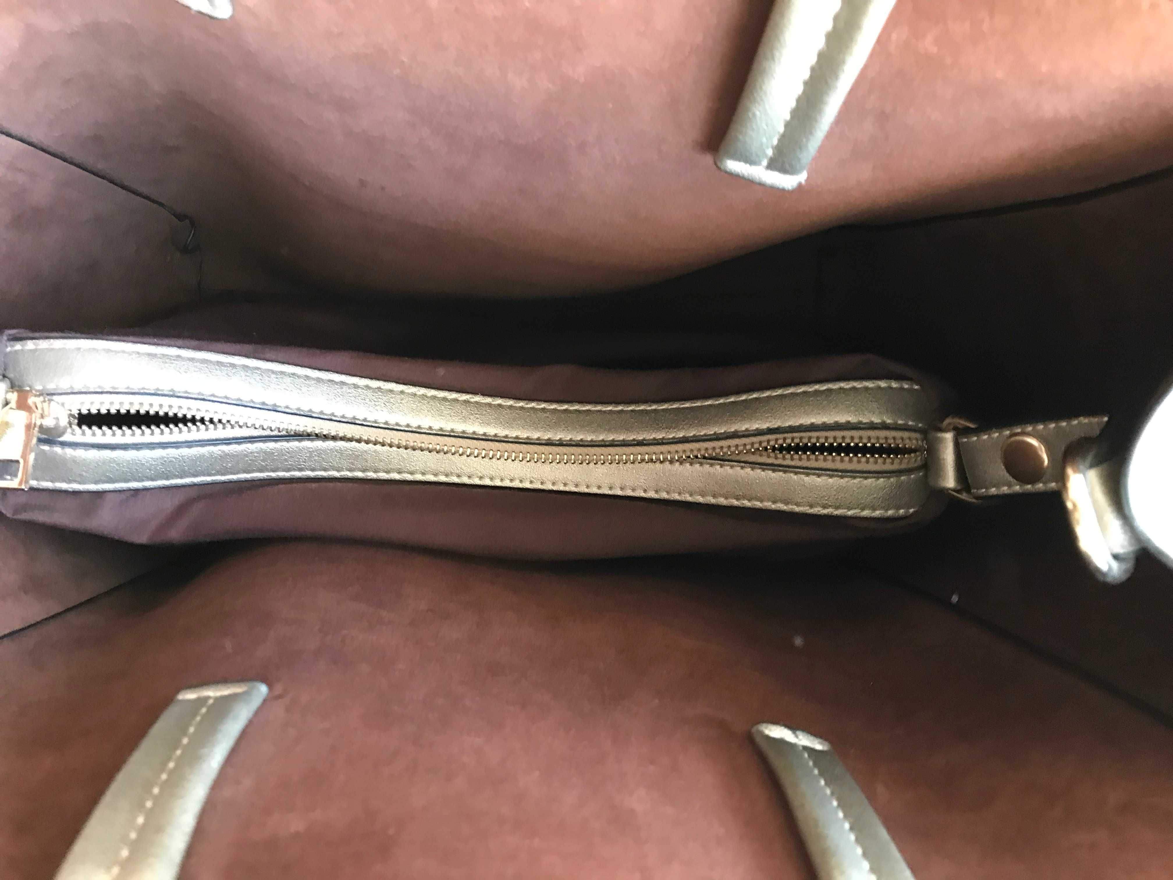 Mala (Shopper) Quebra Mar | pele sintética dourado claro