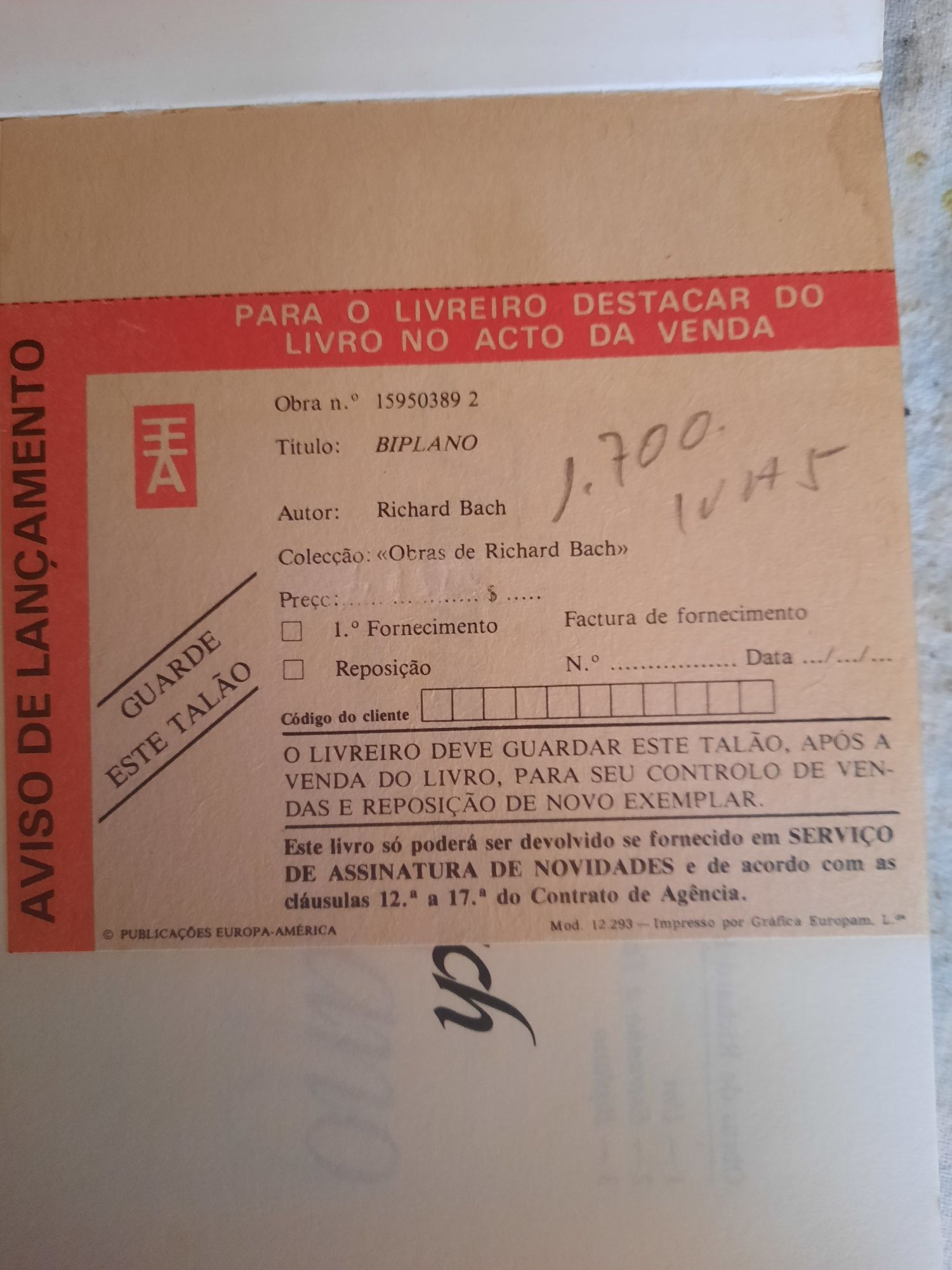 Biplano Richard Bach
