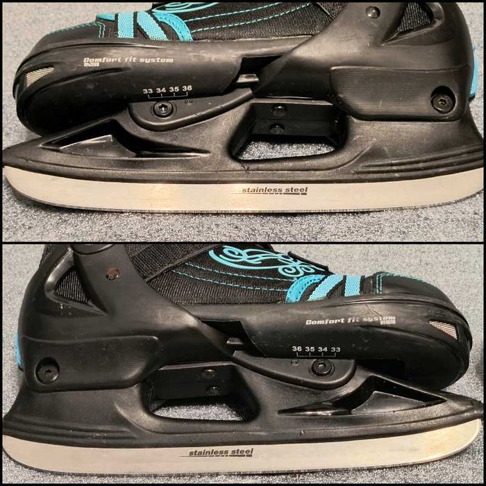 Hy Skate łyżwy regulowane rozmiar 33-36 Torba