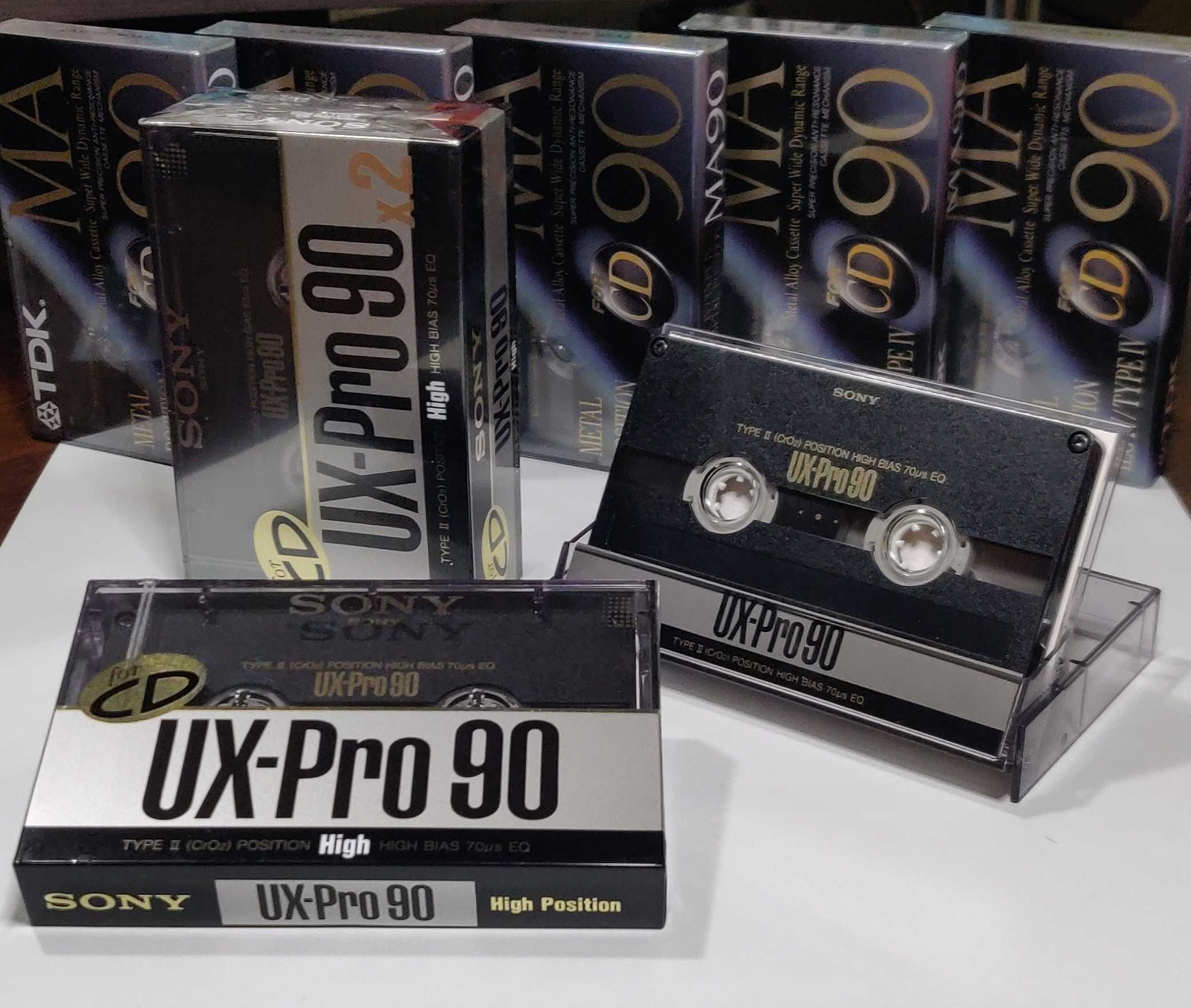 SONY UX-Pro 90 [1989 JAP] _новая аудио кассета в запечатанной упаковке