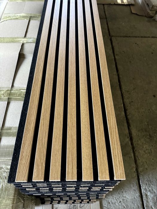 Стінові панелі, декоративні рейки, акустичні панелі з рейками