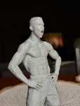 Estatua inspirada em Cristiano Ronaldo CR7- filamento estilo marmore