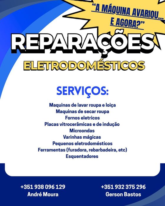 Reparações de Eletrodomésticos – Profissionalismo e Preços Justos
