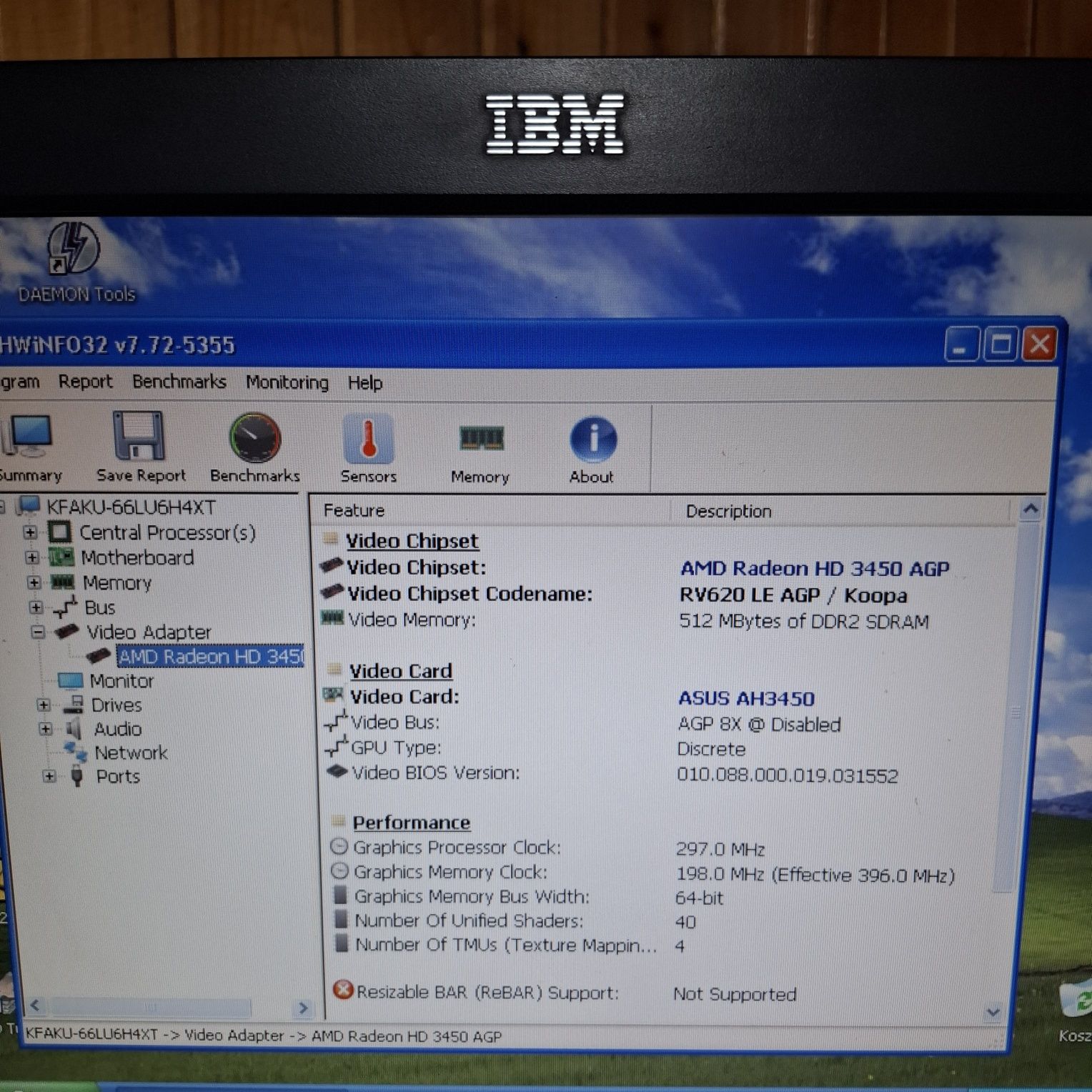 ASUS AH3450 Radeon HD3450, 512MB DDR2 AGP