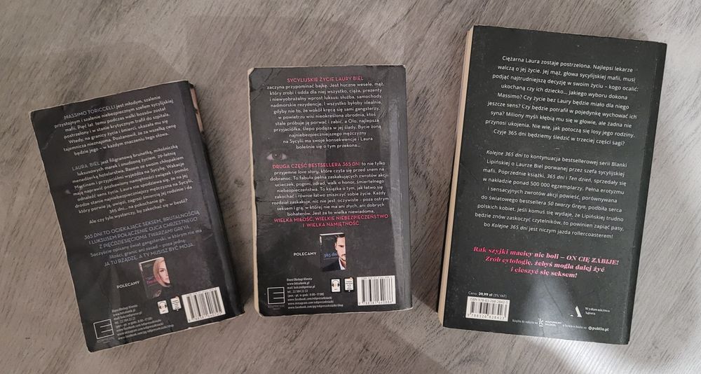 3 książki za 25 zł. 365 dni, Ten dzień, Kolejne 365 dni Blanka Lipi